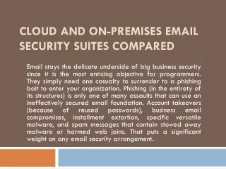 cloud email security