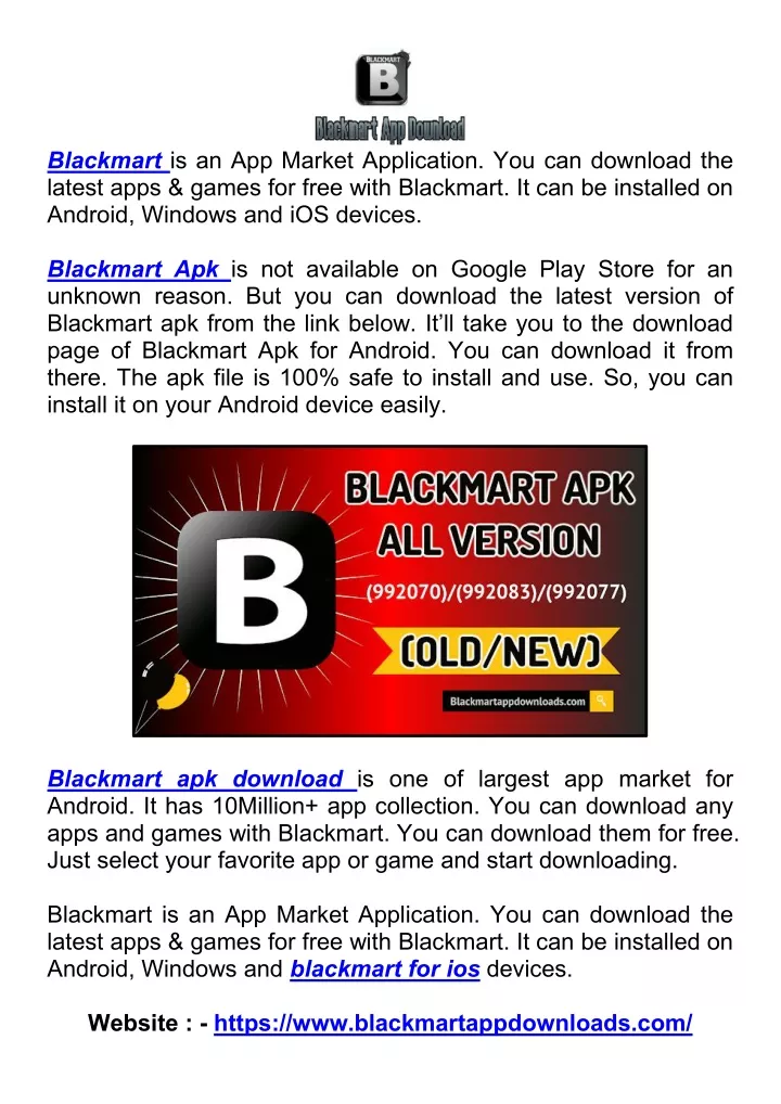 PPT blackmart apk download PowerPoint Presentation free download PPT blackmart apk download PowerPoint Presentation free download