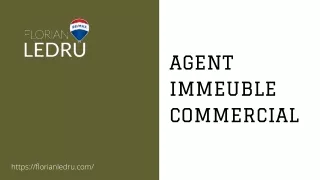 agent immeuble commercial