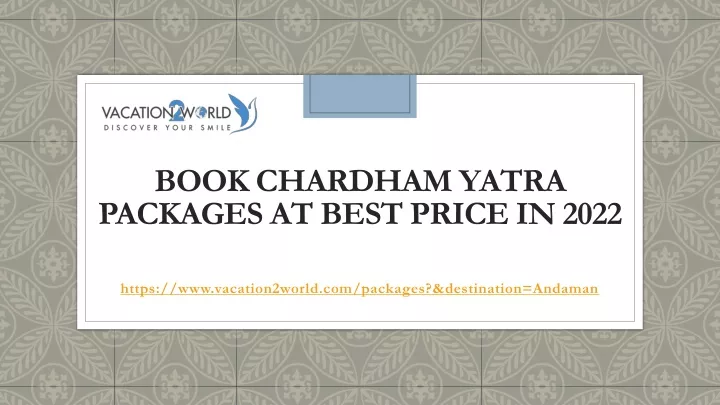 book chardham yatra packages at best price in 2022