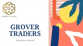 Wholesale Cosmetic Shop In Ludhiana | Grover Traders