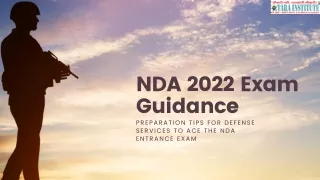 Ultimate guidance for NDA 2022 exam to ensure your success
