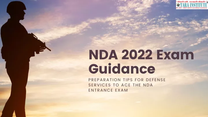 nda 2022 exam guidance preparation tips