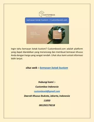 kemasan kotak kustom customboxid com