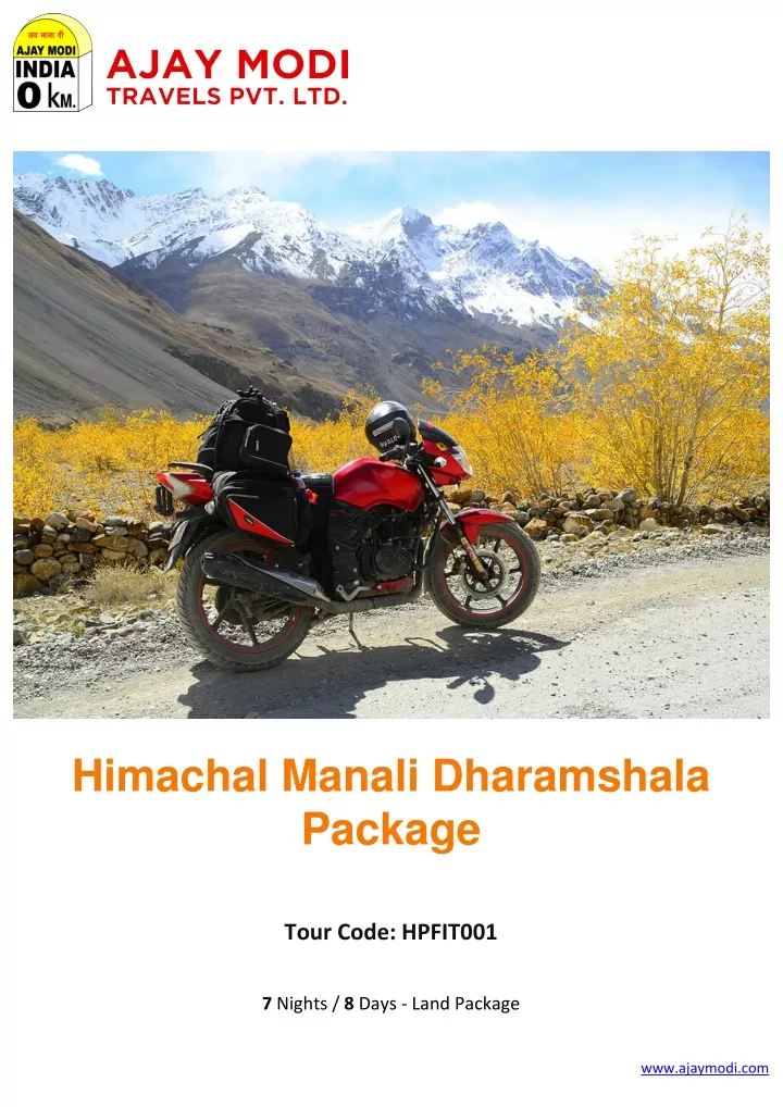 himachal manali dharamshala package
