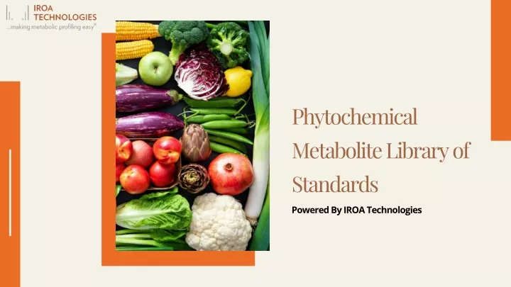 phytochemical metabolite library of standards