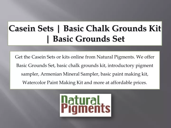 casein sets basic chalk grounds kit basic grounds set