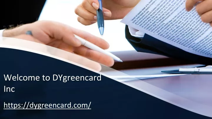 welcome to dygreencard inc