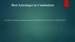 Best Astrologer in Coimbatore