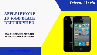 Apple iPhone 4S 16GB Black Refurbished