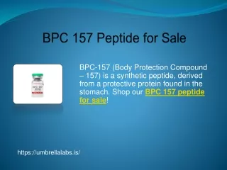 BPC 157 Peptide for Sale