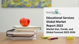 educational services global market report 2022
