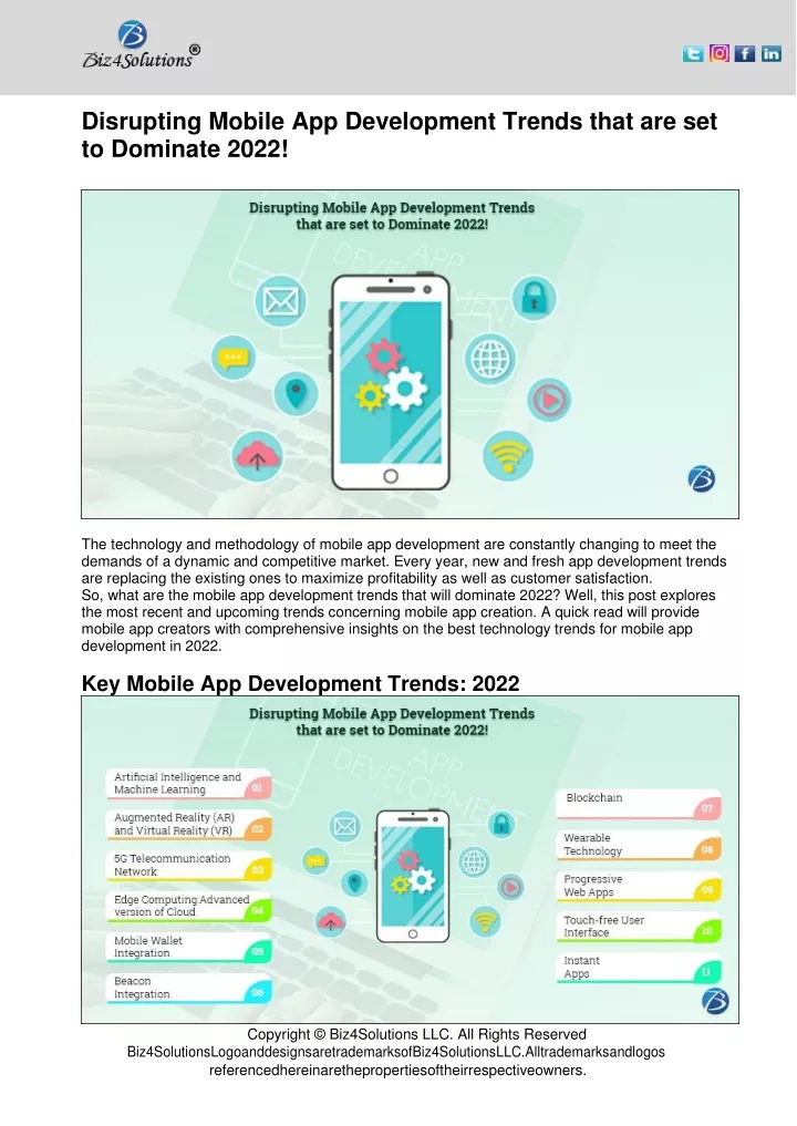 disrupting mobile app development trends that