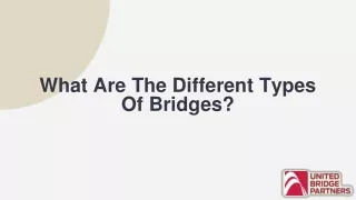 what are the different types of bridges