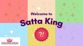 Sattaking Agency India's Best Online Satta Company