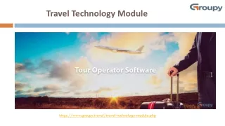 travel technology module
