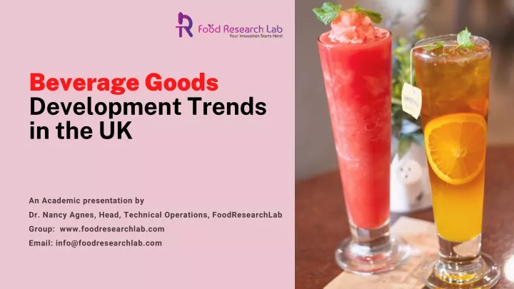 beverage goods development trends in the uk