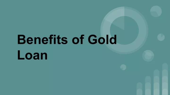 literature review on gold loan project