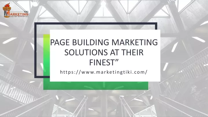 page building marketing solutions at their finest