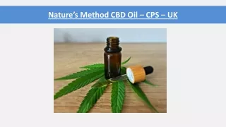 nature s method cbd oil cps uk