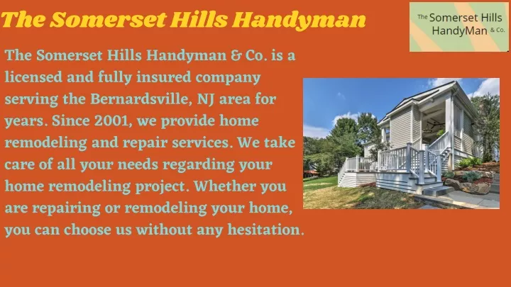 the somerset hills handyman the somerset hills