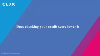 does checking your credit score lower it