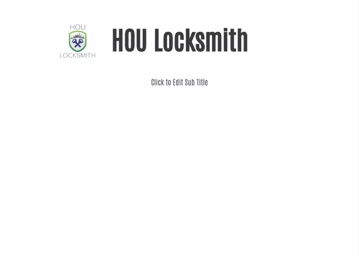 hou locksmith