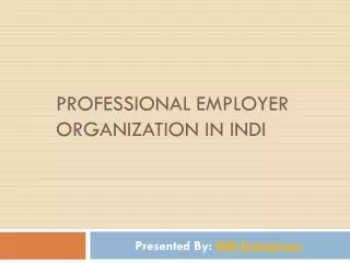 professional employer organization in indi