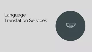 language translation services