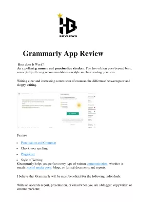 grammarly app review