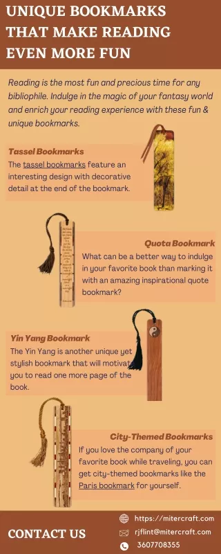 Unique Bookmarks That Make Reading Even More Fun