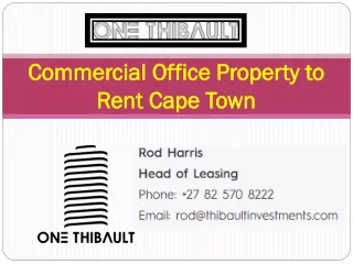 Commercial Office Property to Rent Cape Town