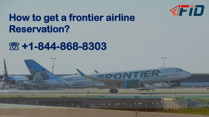 how to get a frontier airline reservation