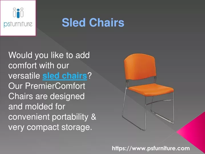 sled chairs