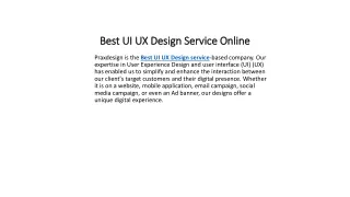 best ui ux design service online