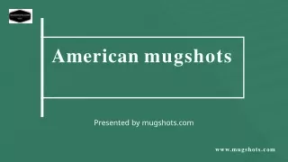 American mugshots