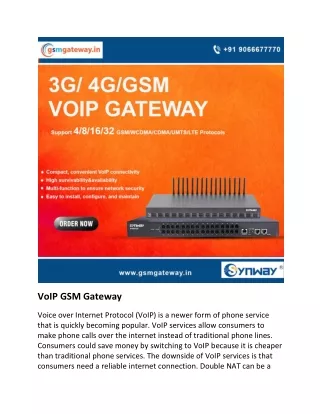 VoIP GSM Gateway-converted