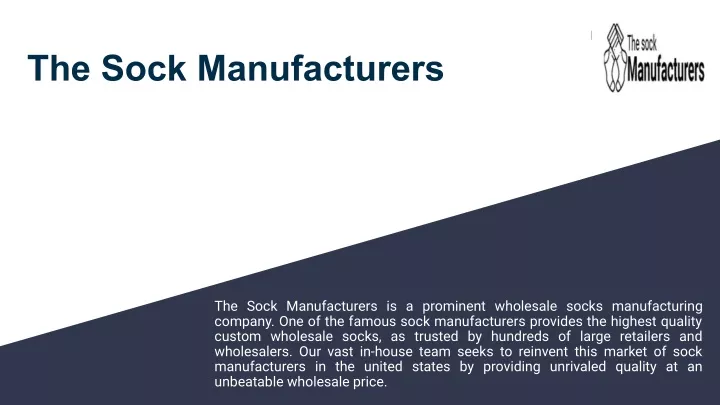 the sock manufacturers