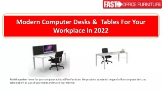 modern computer desks tables for your workplace in 2022