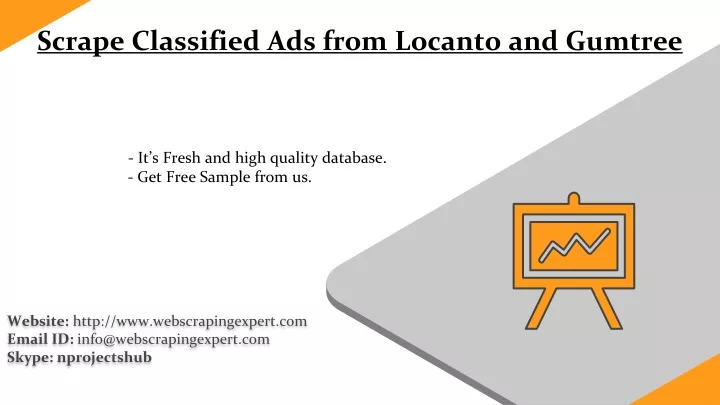 scrape classified ads from locanto and gumtree