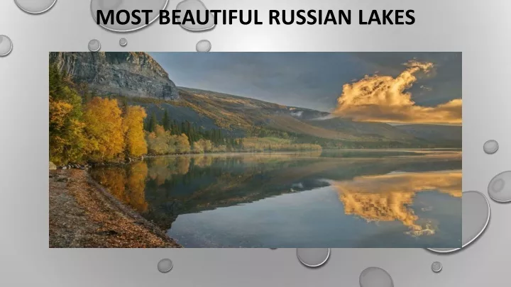 most beautiful russian lakes