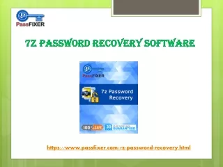 7z Password recovery software