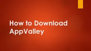 How to download AppValley
