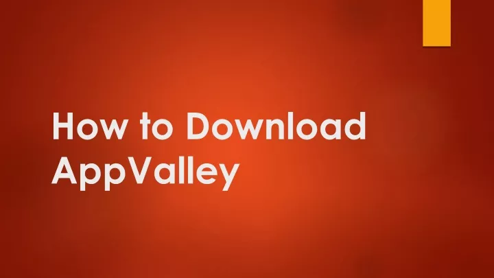 how to download appvalley