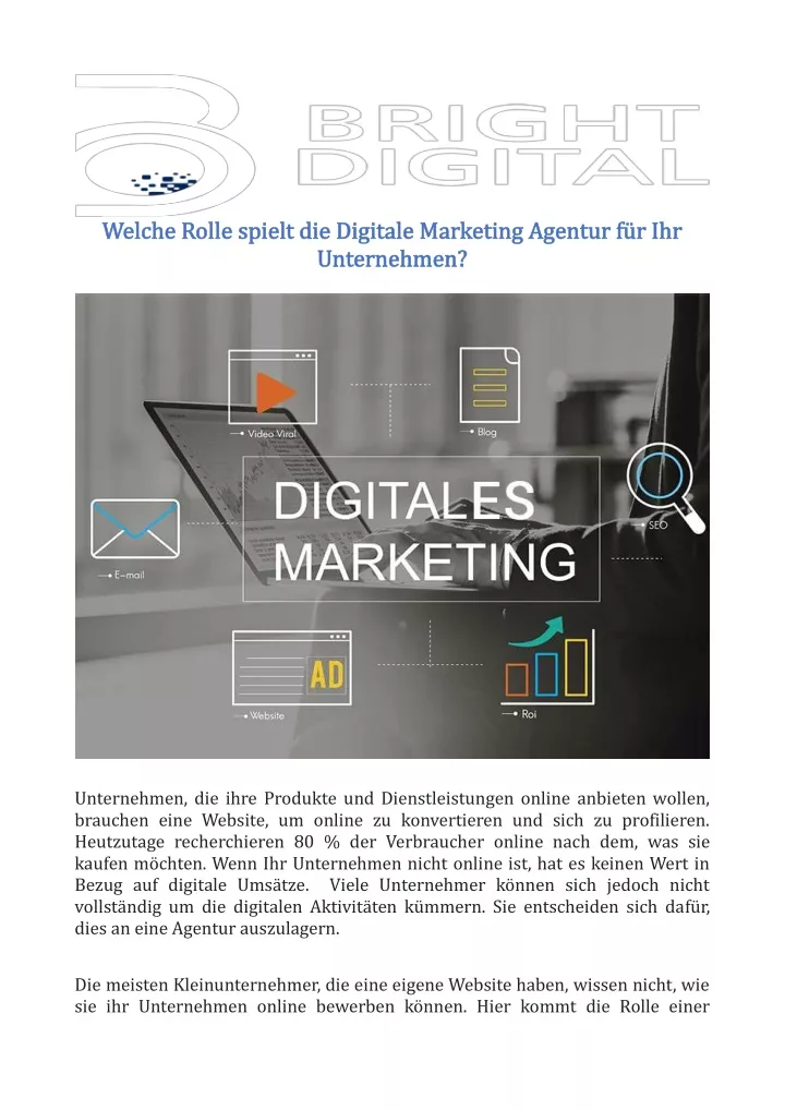 welche rolle spielt die digitale marketing