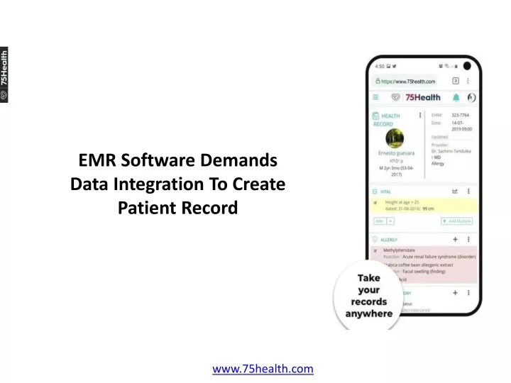 emr software demands data integration to create