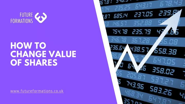 how to change value of shares