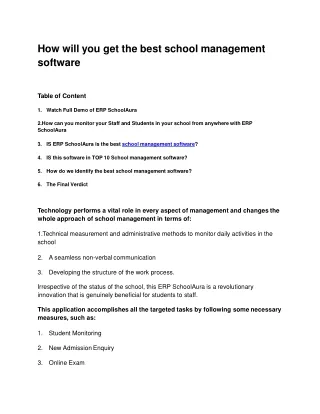 school management software | school manager software