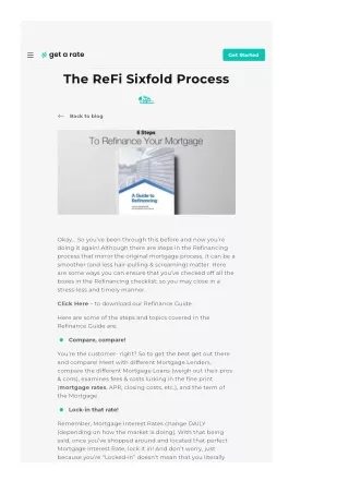 The ReFi Sixfold Process
