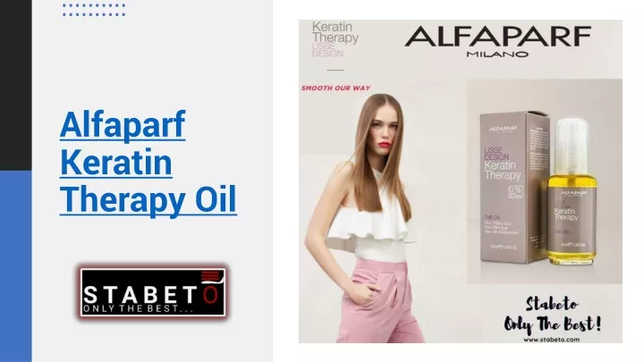 alfaparf keratin therapy oil